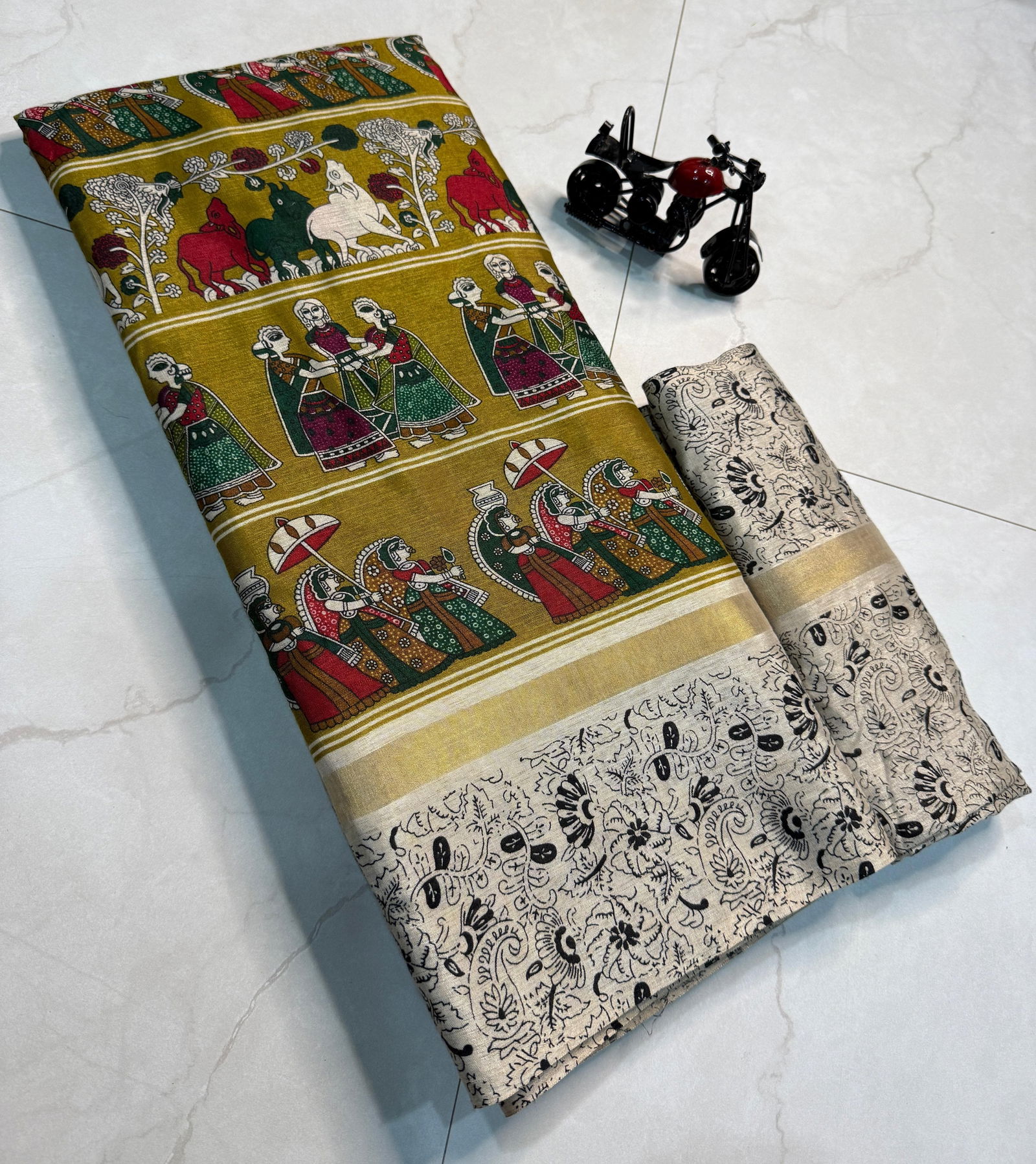 Wow Cotton Silk kalamkari Printed Daily Wear Sarees Suppliers In India